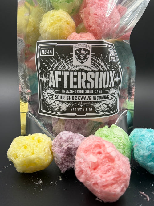 Aftershox freeze dried sour candy main product shot