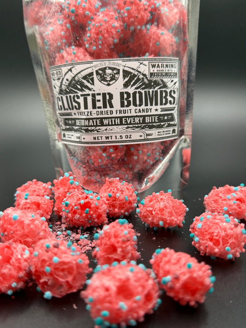 Berry Cluster Bombs close up product shot