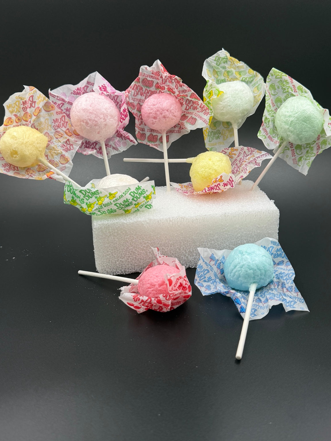 Freeze dried Dum Dums lollipops product photo