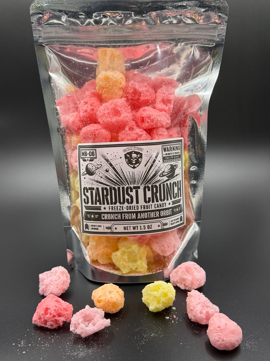 Stardust Crunch freeze dried fruit candy hero shot